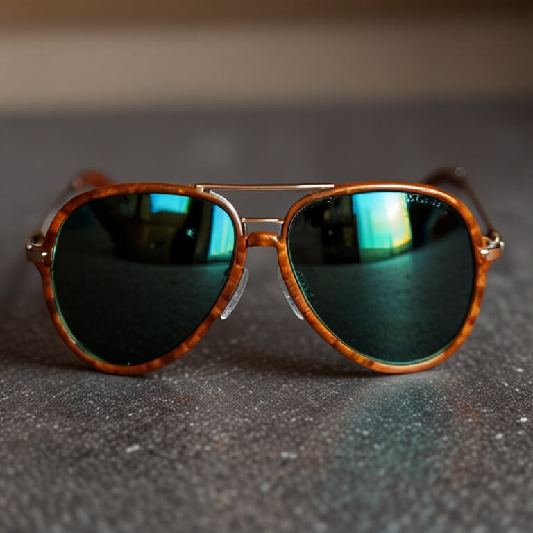 Elegant aviator sunglasses by AeroLux